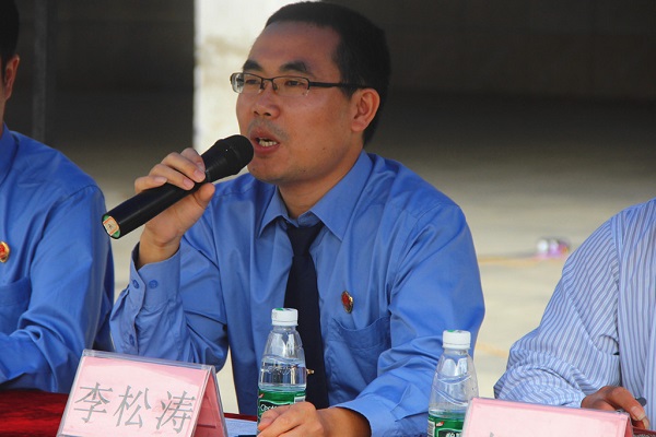湛江市中级人民检察院李松涛检察官讲话.JPG