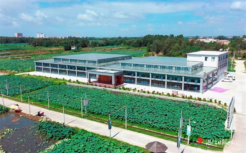 坡头太空农博园正在加快建设。记者 刘冀城 通讯员 李青远 摄