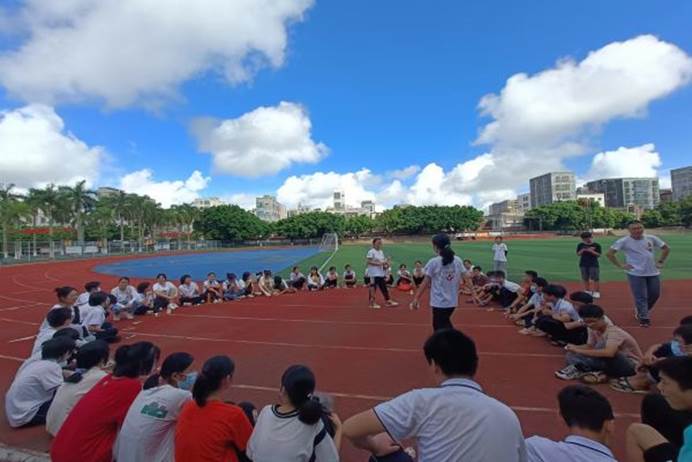 法政团委三下乡理论宣讲社会实践队支教组正式开启在客路中学的第一天