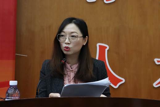 李思宇摄特写（姚轶懿副主任发言）