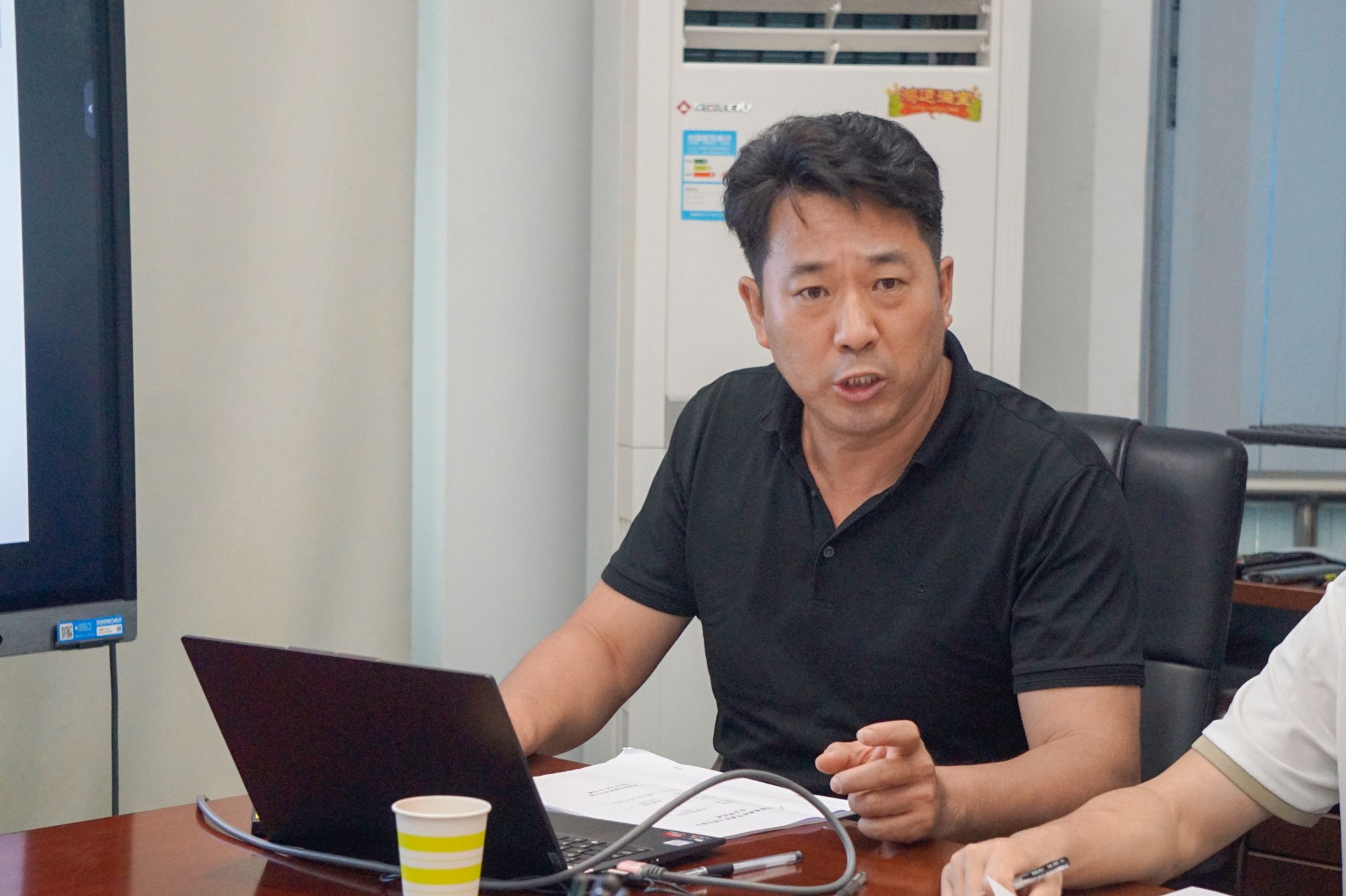 陈堞欣摄（11）体能训练负责人汇报 2.JPG